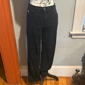 Second Yoga Jeans Black Denim Stretch Jeans (25)